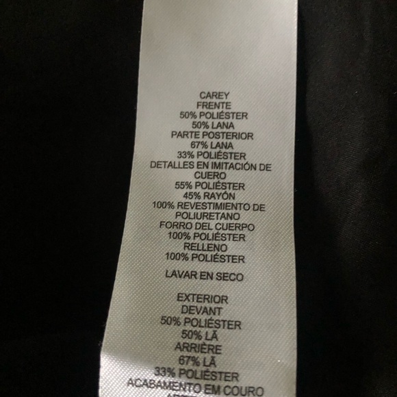 Armani Exchange 3 tone Wool Blend short moto style jacket. - Picture 10 of 13